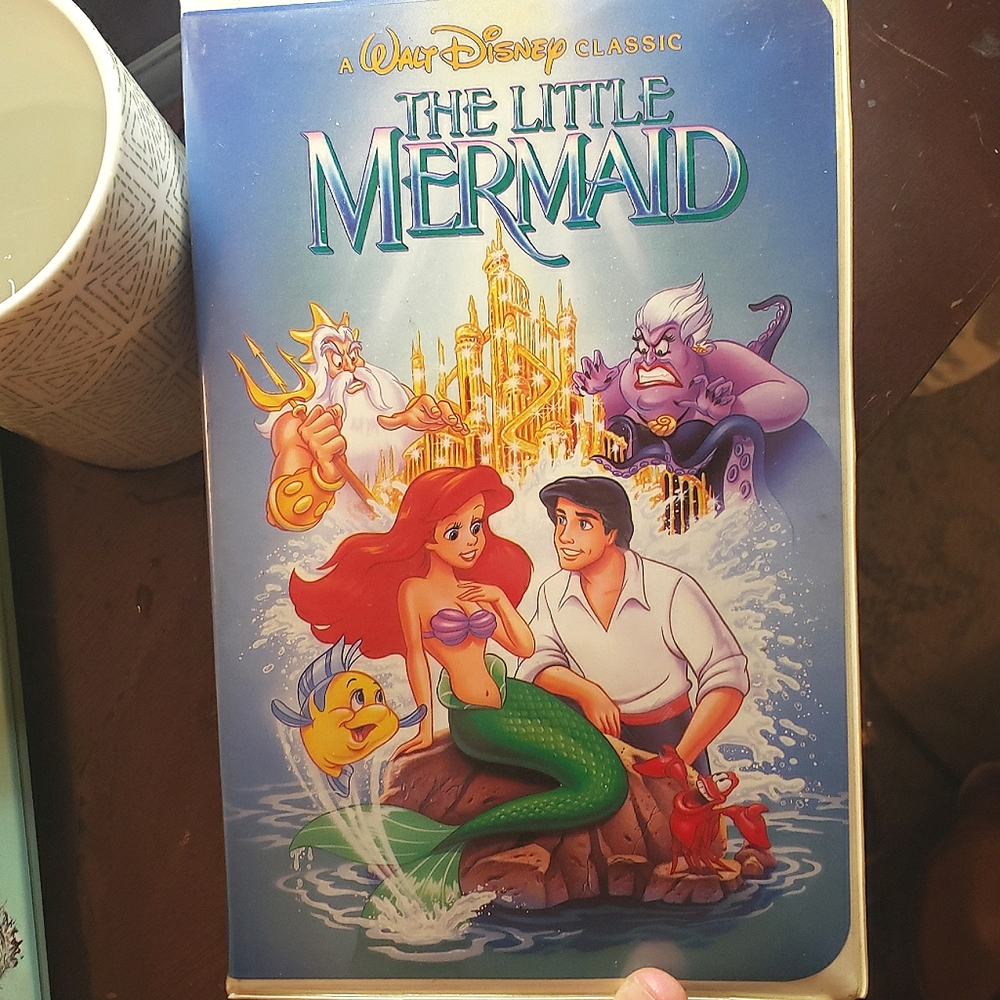 Rare/Valuable/Banned Cover Black Diamond Edition VHS Disney's The Little Mermaid